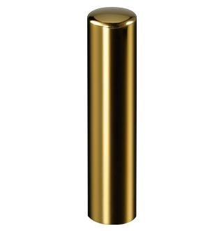 鏡面ゴールドチタン　銀行印12.0mm